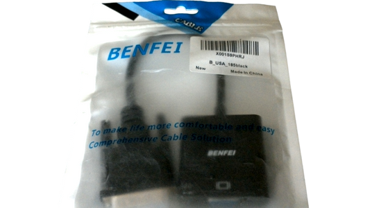 NEW Benfei DVI-D Male to VGA Female Adapter BENFEI X001S9PHRJ