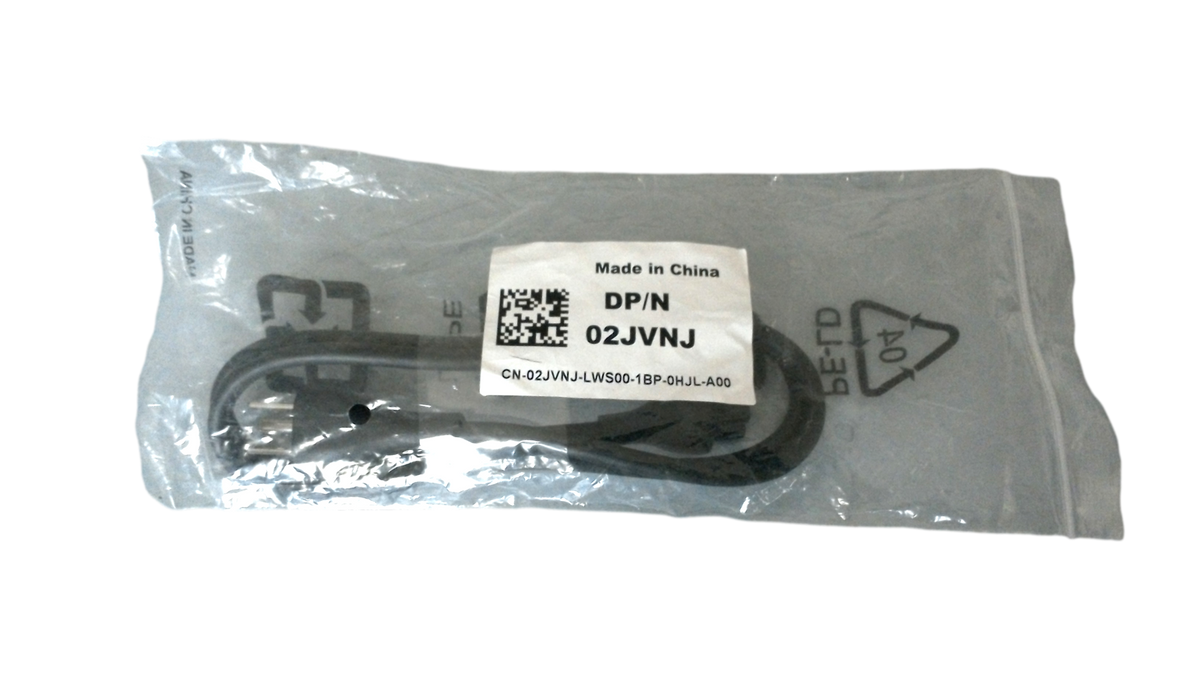 LOT OF 4 NEW Dell 3FT 3 Prong AC Adapter Power Cable 2JVNJ