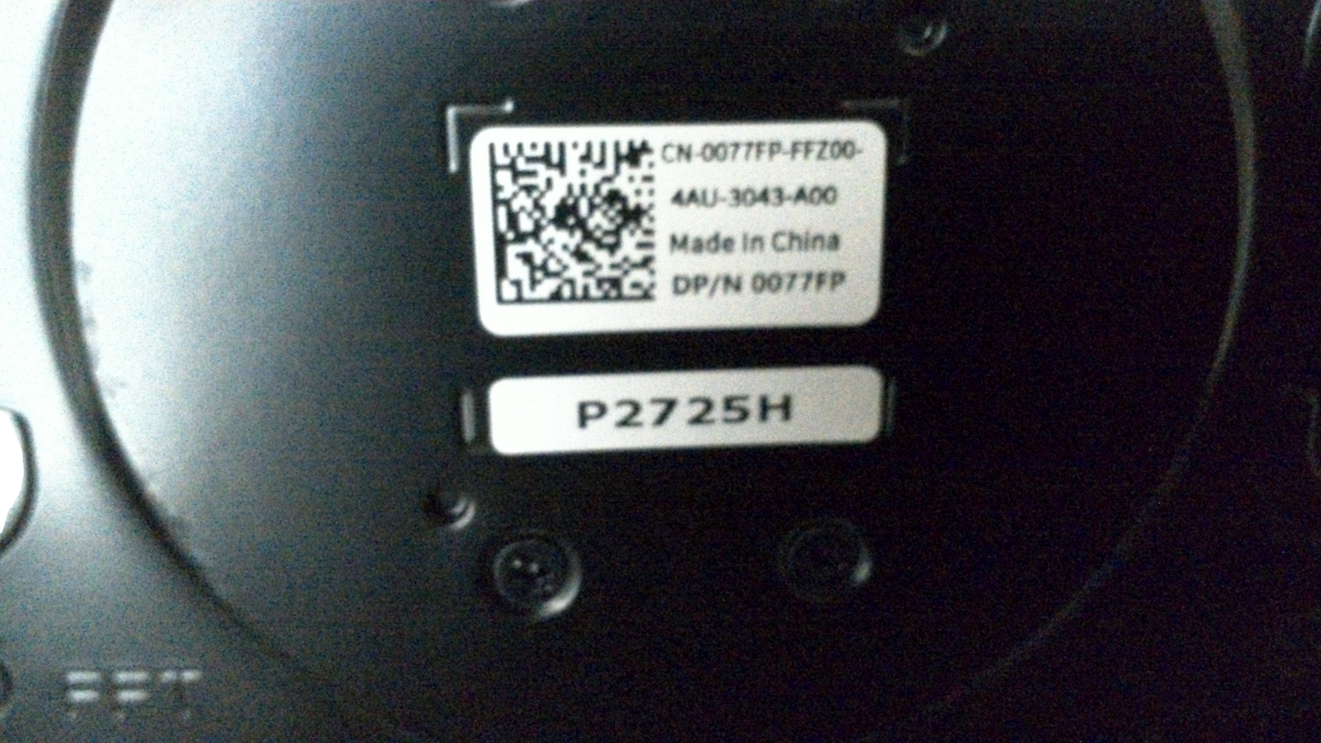 Dell Monitor Stand 0077FP 0XVHFY P2725H