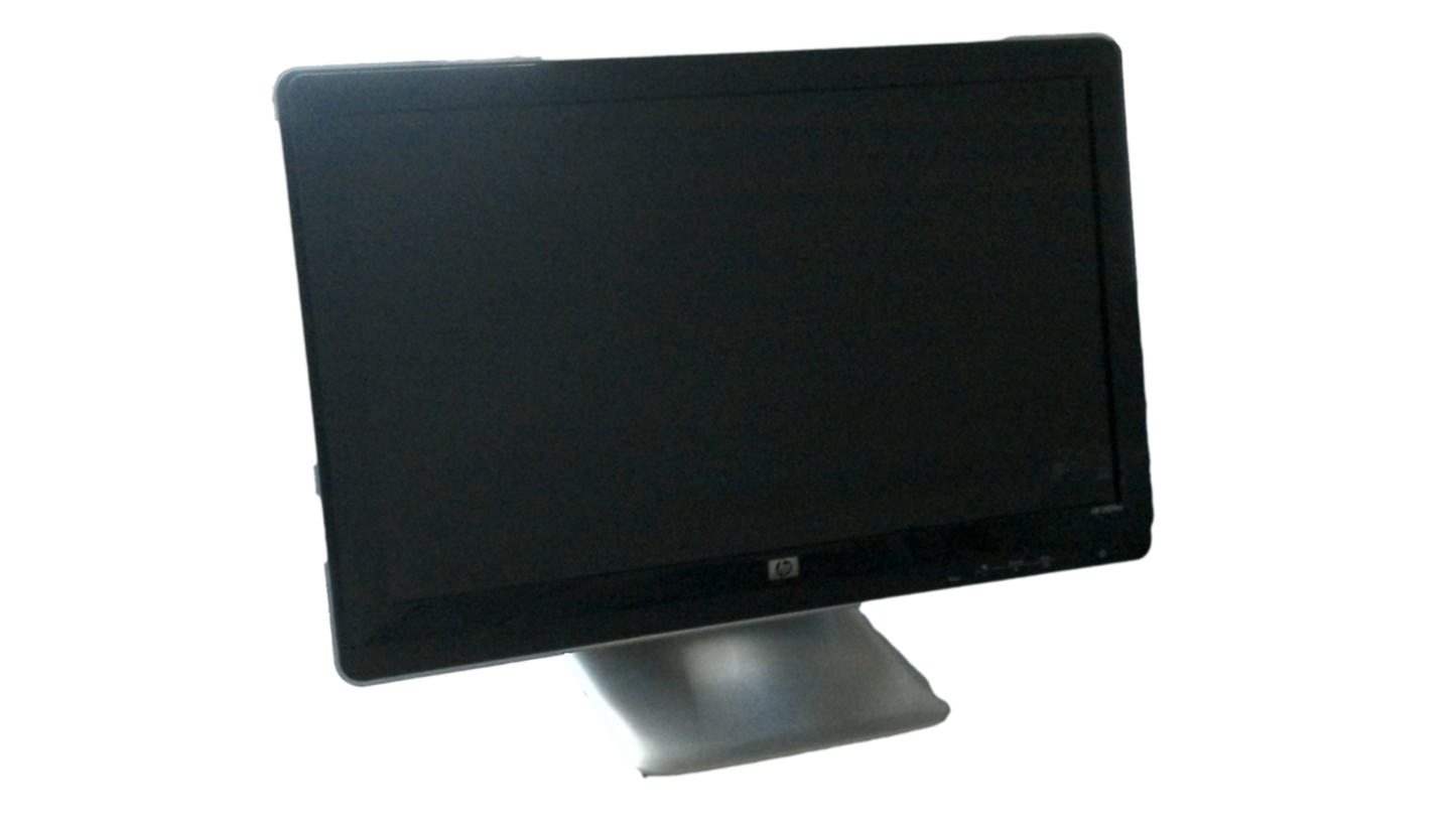 HP 20” Color LCD Monitor 2009m Integrated Speakers Front Controls
