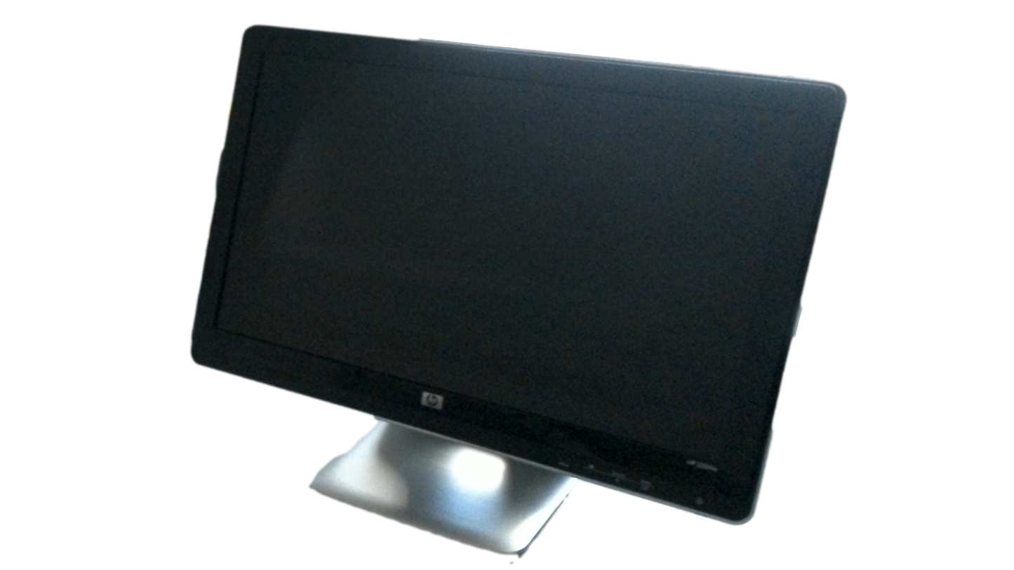 HP 20” Color LCD Monitor 2009m Integrated Speakers Front Controls
