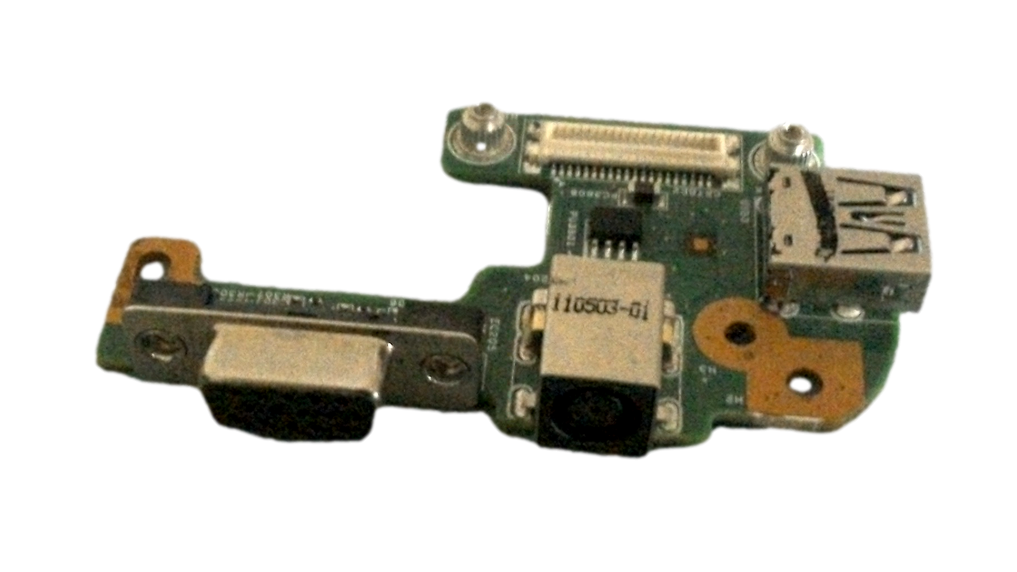 For Dell Inspiron N5110 DC Power Jack DQ15DN15 CRT VGA USB Board 48.4IF05.0111