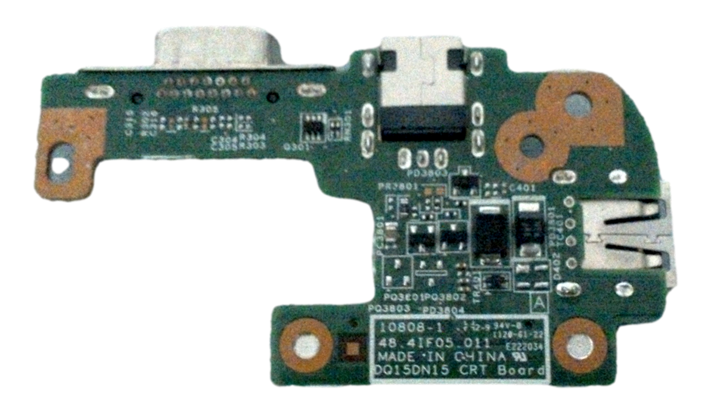 For Dell Inspiron N5110 DC Power Jack DQ15DN15 CRT VGA USB Board 48.4IF05.0111