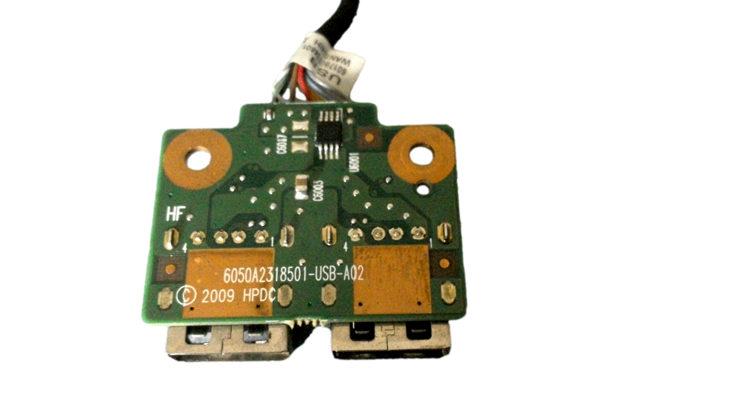 HP Pavilion DV5-2000 Dual USB Port Board w/ Cable 6050A2318501 6017B0264801