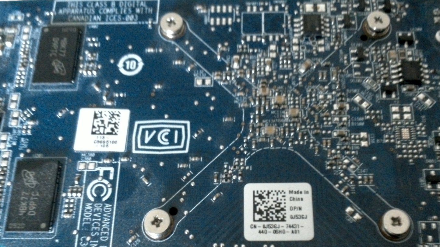 Dell AMD Radeon HD 8490 1GB DDR3 PCIe x16 Video Card 0J53GJ J53GJ