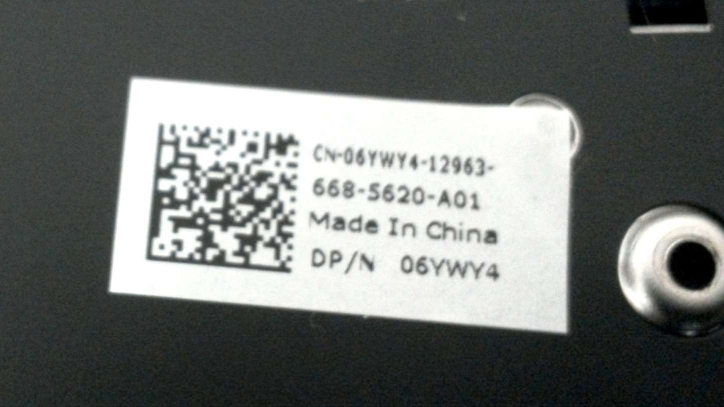 GENUINE DELL LATITUDE E7450 PALMREST TOUCHPAD ASSEMBLY A1412D 6YWY4 HUA27