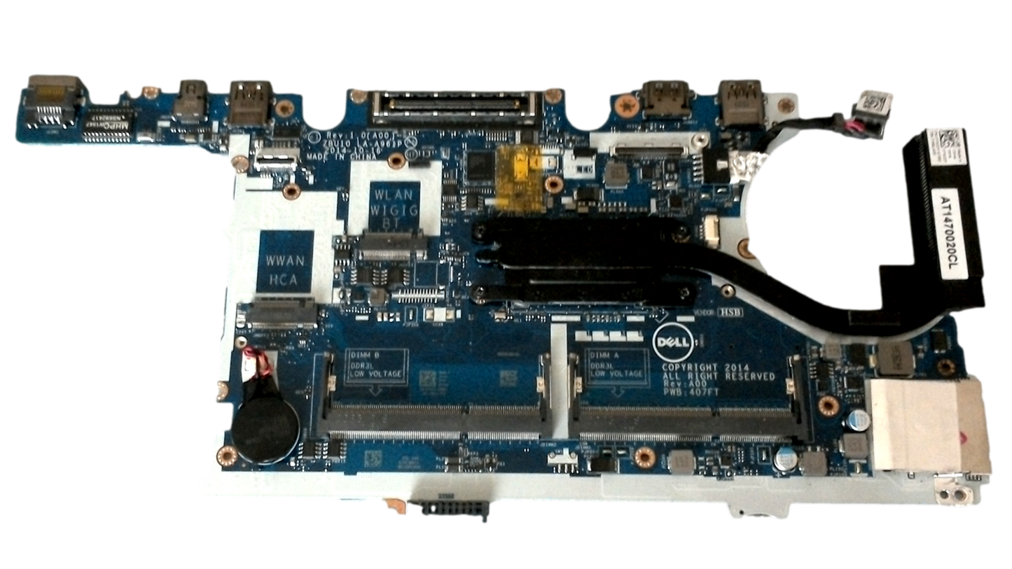 Dell Latitude E7450 14" Genuine Intel i5-5300U 2.6GHz Motherboard LA-A961P Y15C1