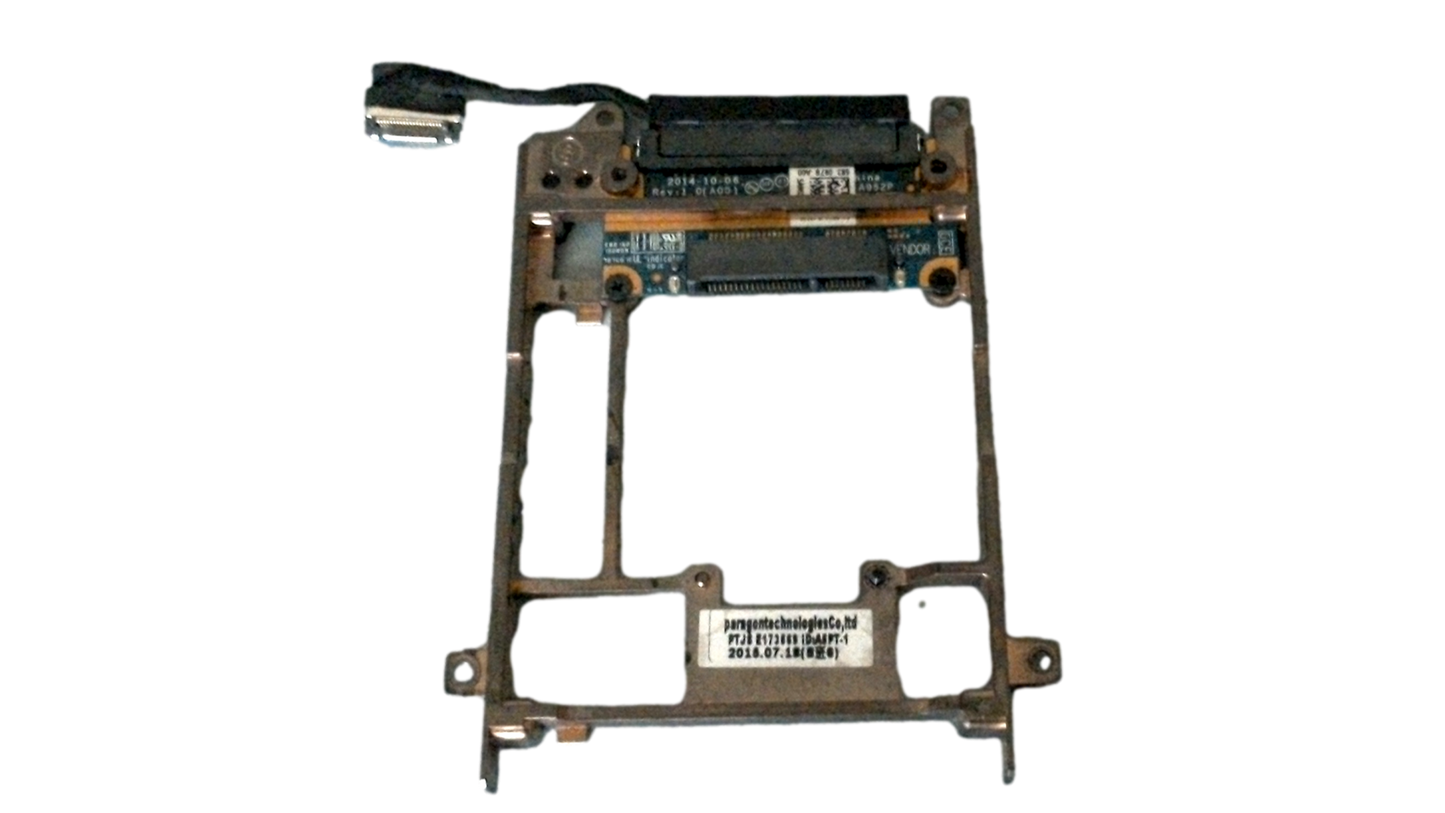 GENUINE Dell Latitude E7450 mSATA SSD to SATA HDD Caddy And Cable FCN4M ZBU10