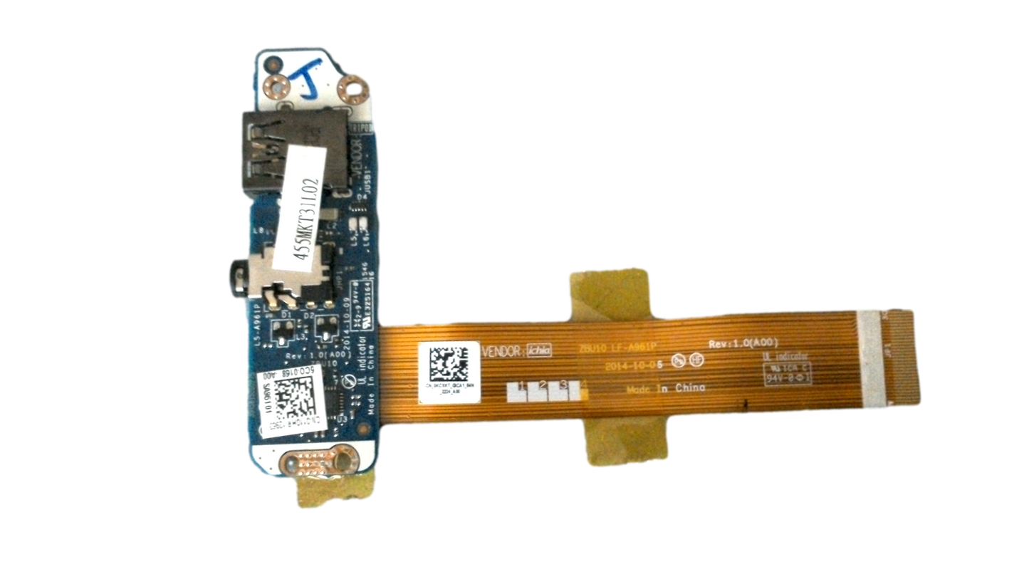 Dell Latitude E7450 14' Genuine Audio USB Port Board with Cable 110HR LS-A961P