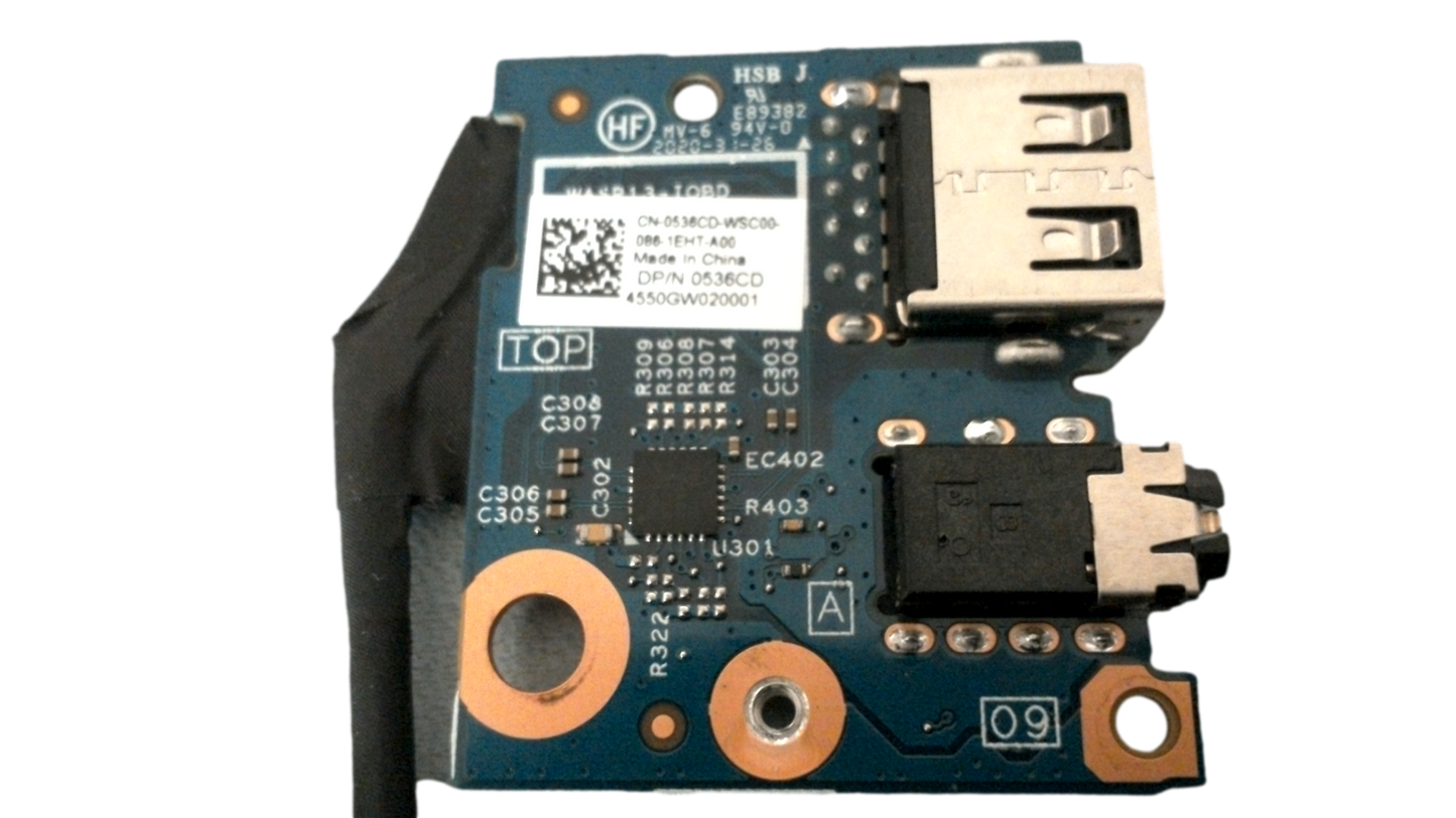 For 13 5390 5391 3301 USB Audio Port Board Cable 0536CD 536CD