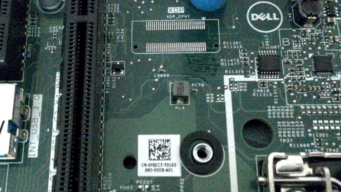 DELL MOTHERBOARD POWEREDGE T130 T330 MINI TOWER SYSTEM BOARD FGCC7