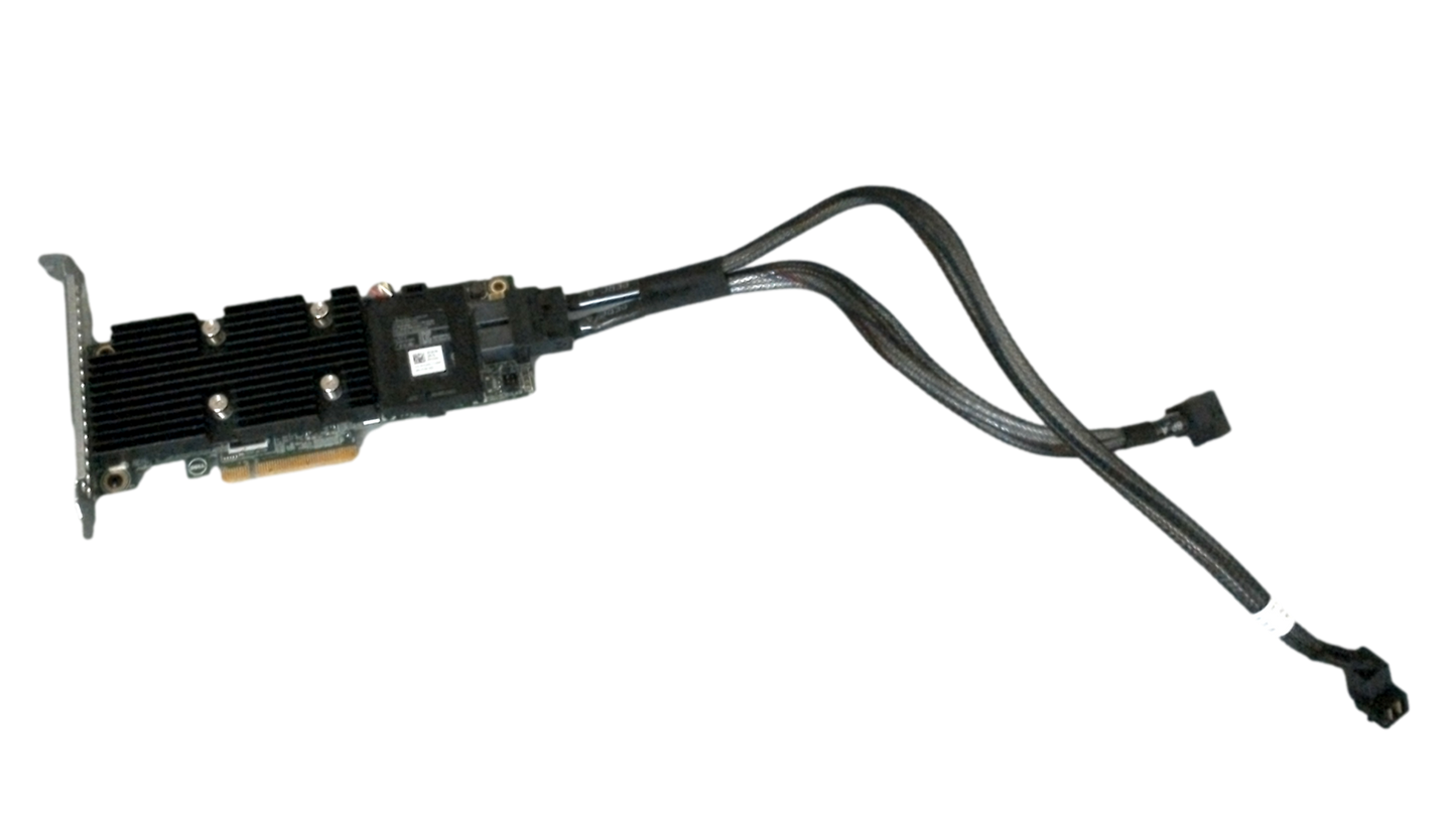 Dell PERC H730 1GB PCIe Raid Controller W/Battery 044GNF 44GNF Dual Mini Sas HD Cable for T330 P9VFY