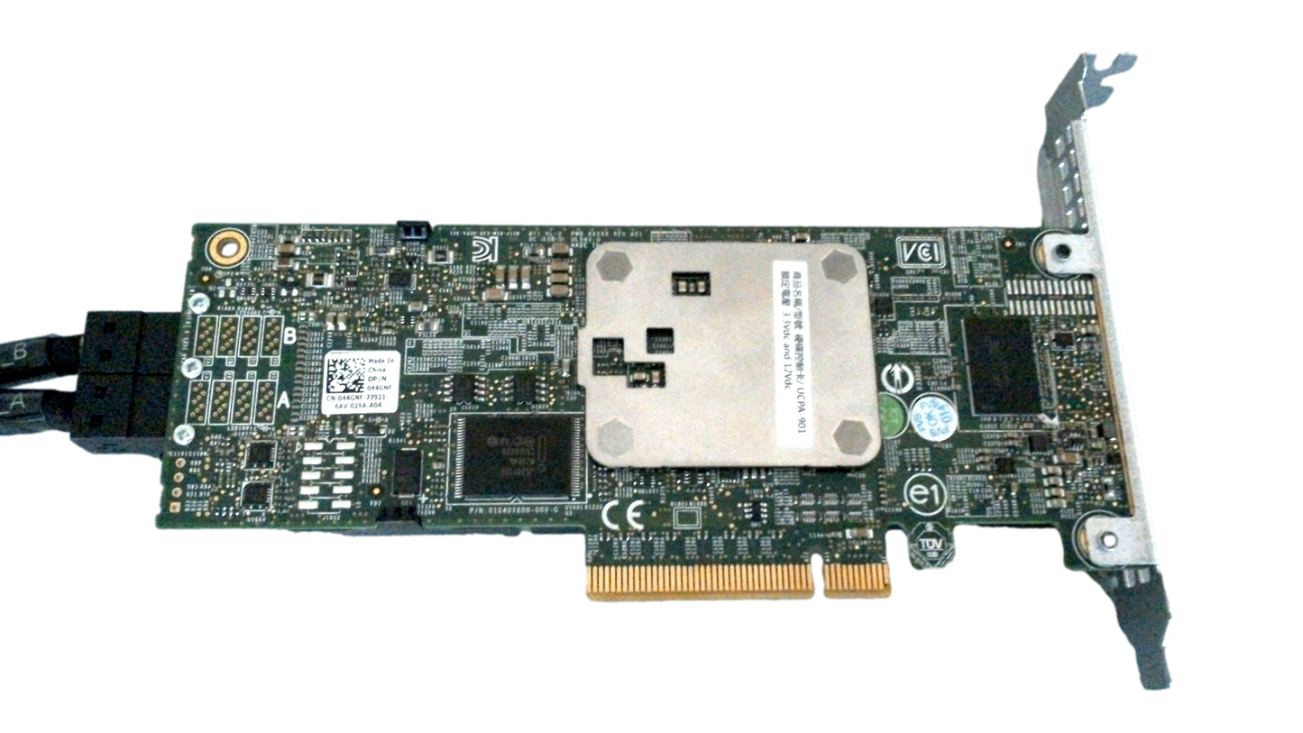 Dell PERC H730 1GB PCIe Raid Controller W/Battery 044GNF 44GNF Dual Mini Sas HD Cable for T330 P9VFY