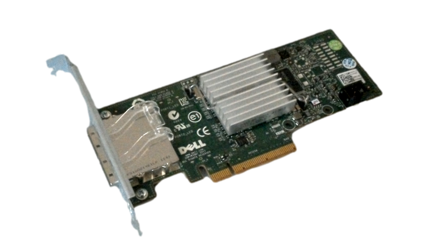 Dell H200E Dual Port 6Gbps PCIe SAS Host Bus Adapter Dell P/N: 012DNW