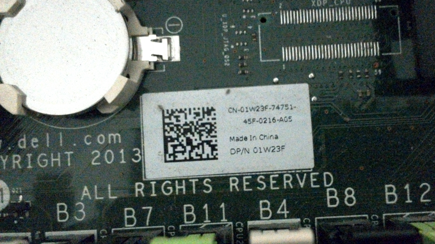 DELL Poweredge R620 Server System Motherboard Grade A 1W23F