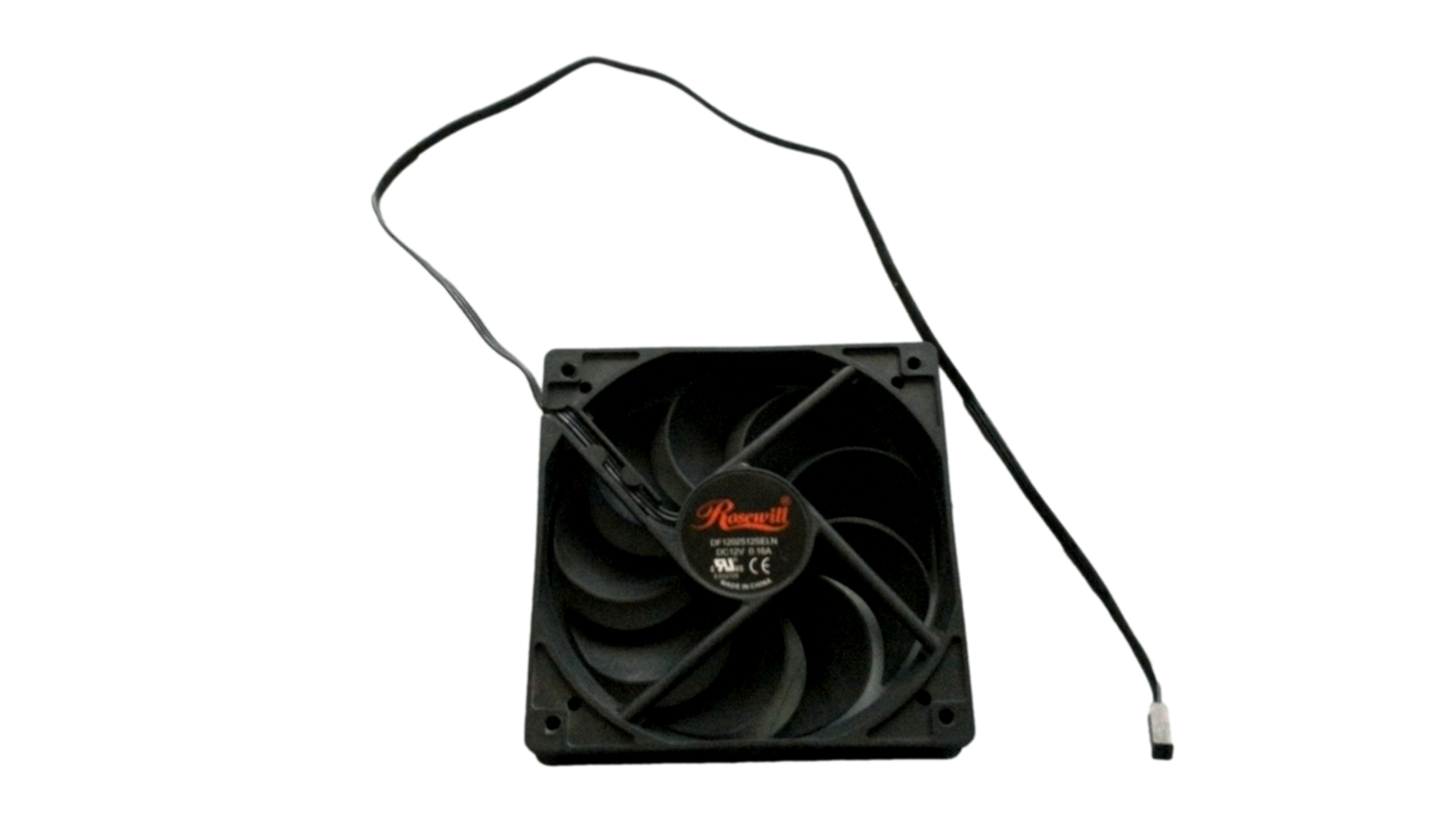 Rosewill DF1202512SELN 120mm x 25mm 12V Black Case Fan 3-Pin Connector