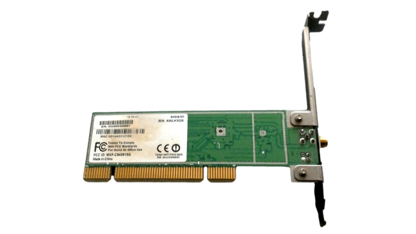 Airlink AWLH3026 2B D6GBH Wireless PCI Network Adapter Card "Q.6D"