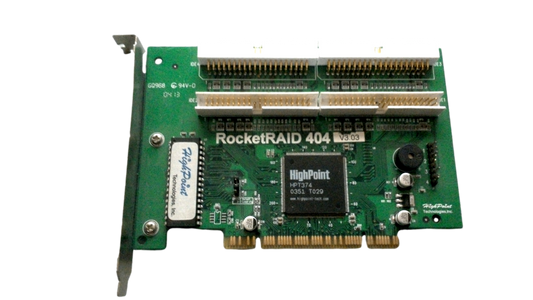 High Point Rocket Raid 404 4-Channel IDE Raid PCI Controller Card