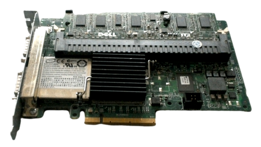Dell PCI-E x8 PERC 6E External SAS RAID Controller J155F w/ Cache