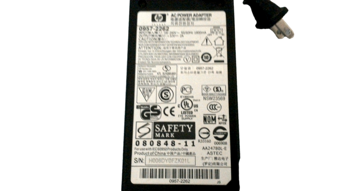 HP Original OEM HP 0957-2262 Printer AC Power Supply Adapter