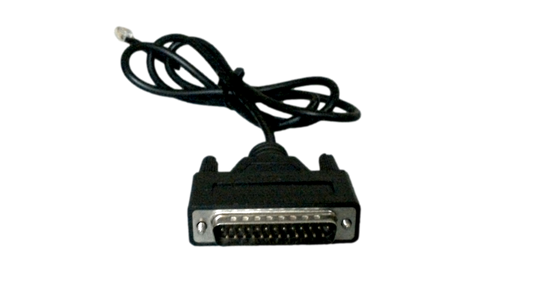 NCR Radiant Serial Cable Adapter RJ11M-DB25M, 497-0483244 Rev A
