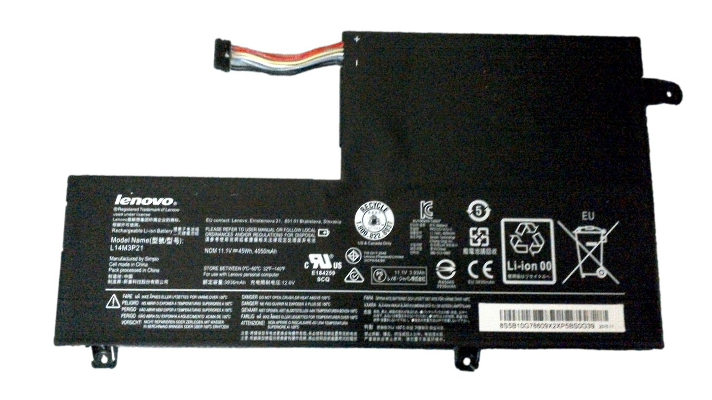 Battery for LENOVO L14M3P21 Flex 3 1470 Yoga 500-15, Flex3-14-IFI Yoga 500 14ISK