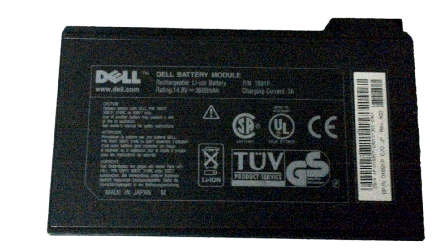 Dell OEM Rechargeable Battery Module 1691P Replaces 5081P 53977