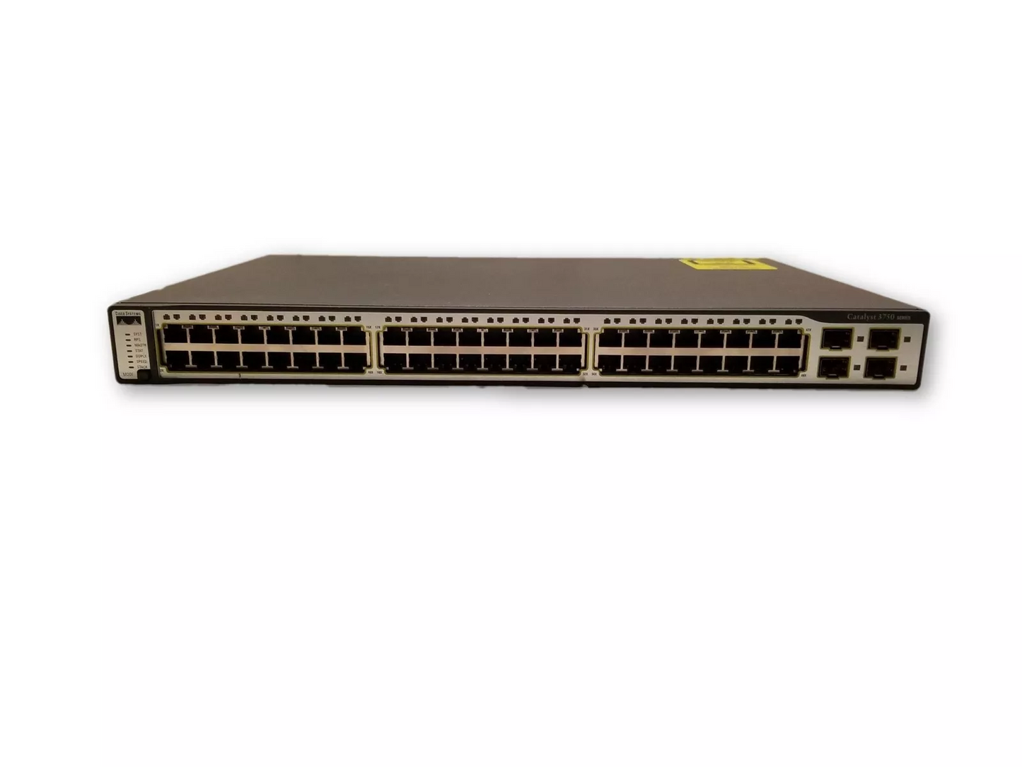 Cisco Catalyst 48-Port PoE Rack Mountable Network Switch WS-C3750-48PS-S