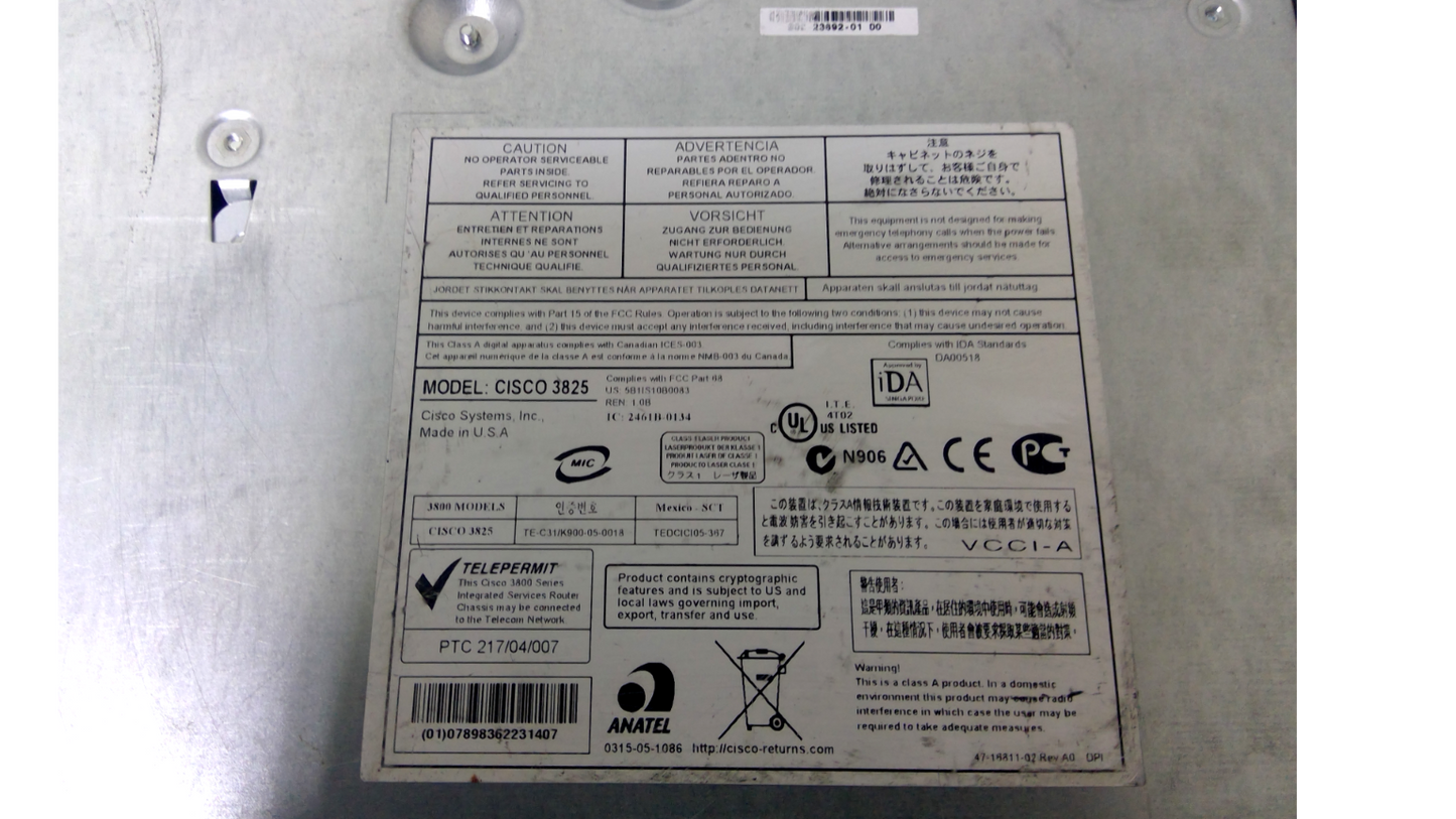 Cisco 3825 Router