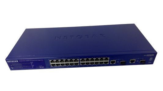 NETGEAR PROSAFE 24 PORT 10/100 SMART SWITCH WITH 2 GIGABIT PORTS WITH POE FS726TP