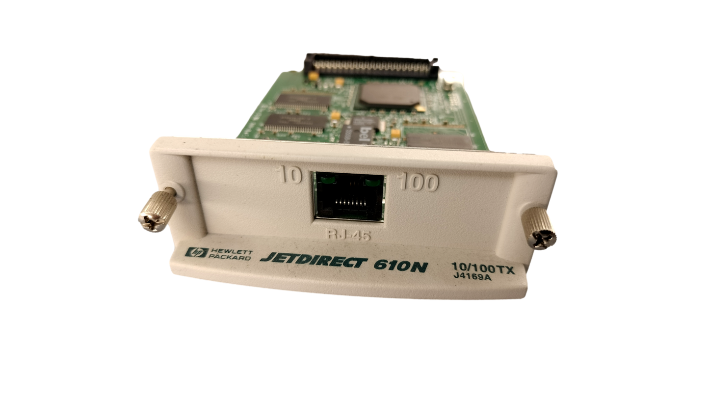HP JetDirect 610N 10/100TX J4169A Ethernet Print Server Card