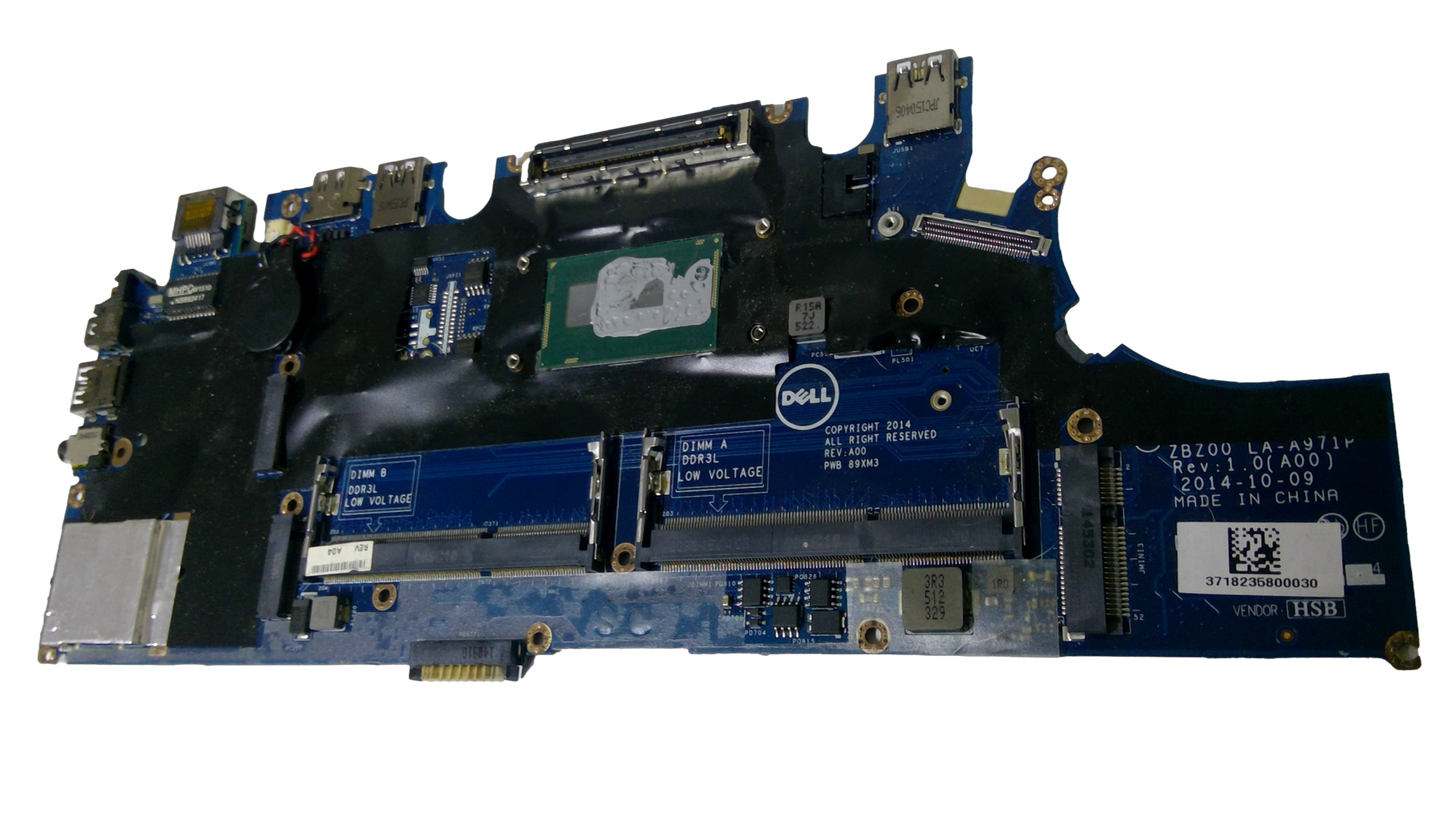 Dell Latitude E7250 Intel i3-5010U 2.10GHz ZBZ00 LA-A971P DDR3 Motherboard 2PVP8