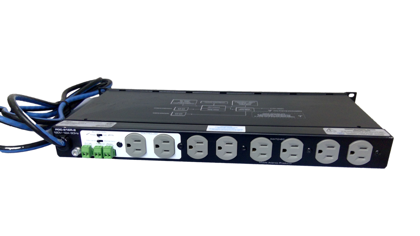 Middle Atlantic PDC-915R-2 120v Rackmount Power Strip