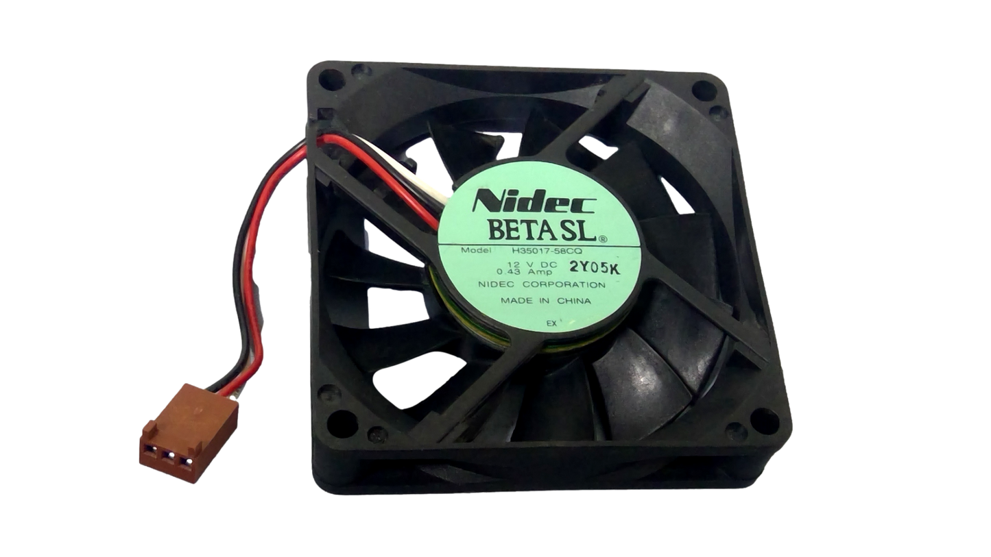 Nidec 12v DC 0.43a 3-Wire 70x15mm Fan H35017-58CQ Nidec 3-Pin