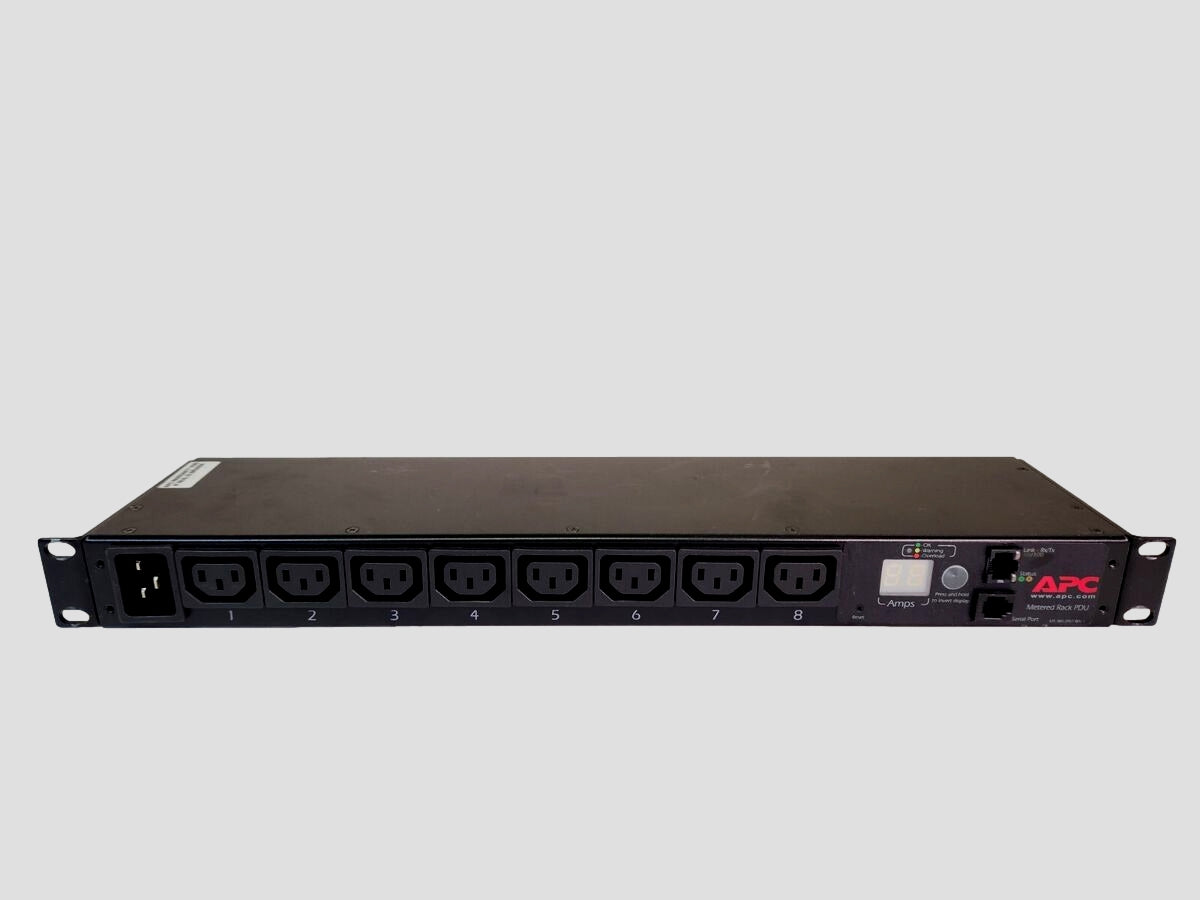 NEW APC NetShelter Switched Rack PDU 1U 3.7kW 230V 16A or 3.3kW 208V 16A, 8 C13 outlets AP7921B