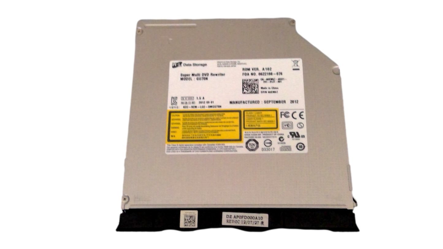Dell Inspiron 17R 5721 DVD-RW SATA Burner Drive GU70N 8RW6T