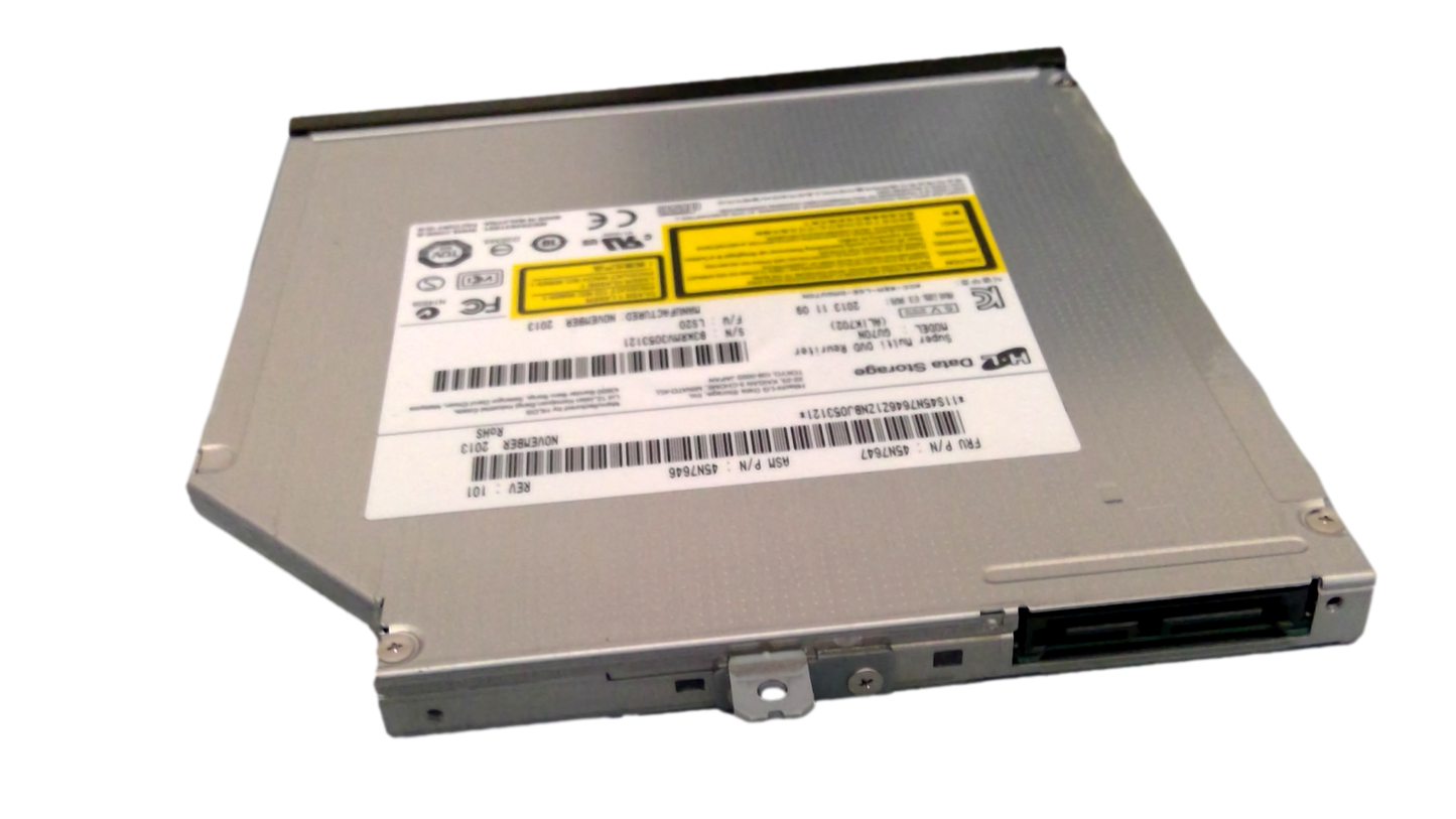 Lenovo ThinkPad 14" T440p  Genuine Super Multi DVD Burner Drive 45N7647 45N7656 REV.101 GU70N