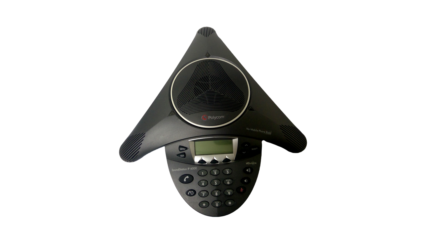 Polycom SoundStation IP 6000 HDvoice VoIP Conference Phone