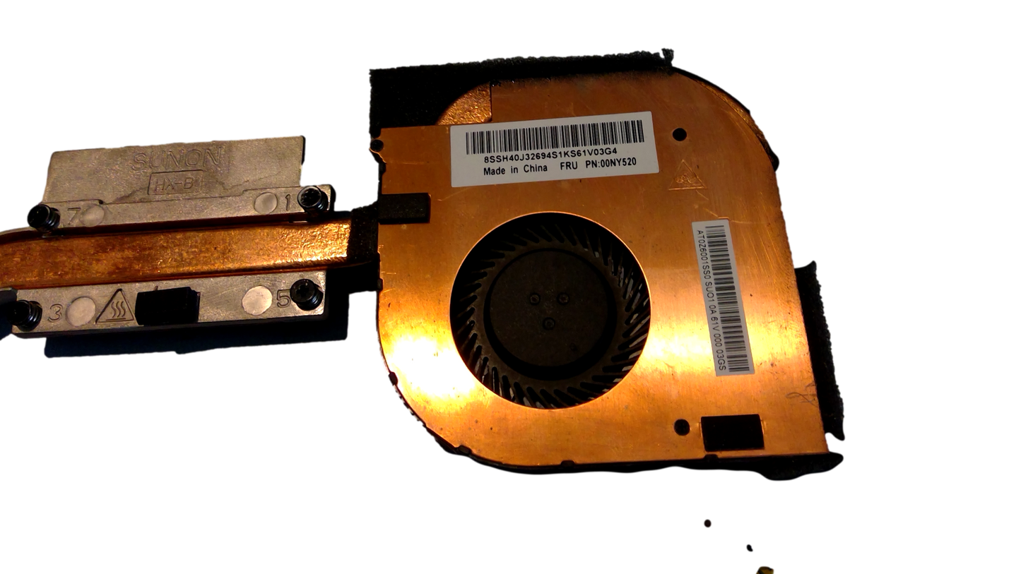 Lenovo ThinkPad P50 Fans w/ Heatsink - FRU 00NY520 00NY521 - AT0Z6001SS - OEM