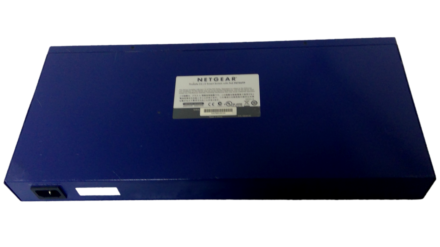 NETGEAR PROSAFE 24 PORT 10/100 SMART SWITCH WITH 2 GIGABIT PORTS WITH POE FS726TP