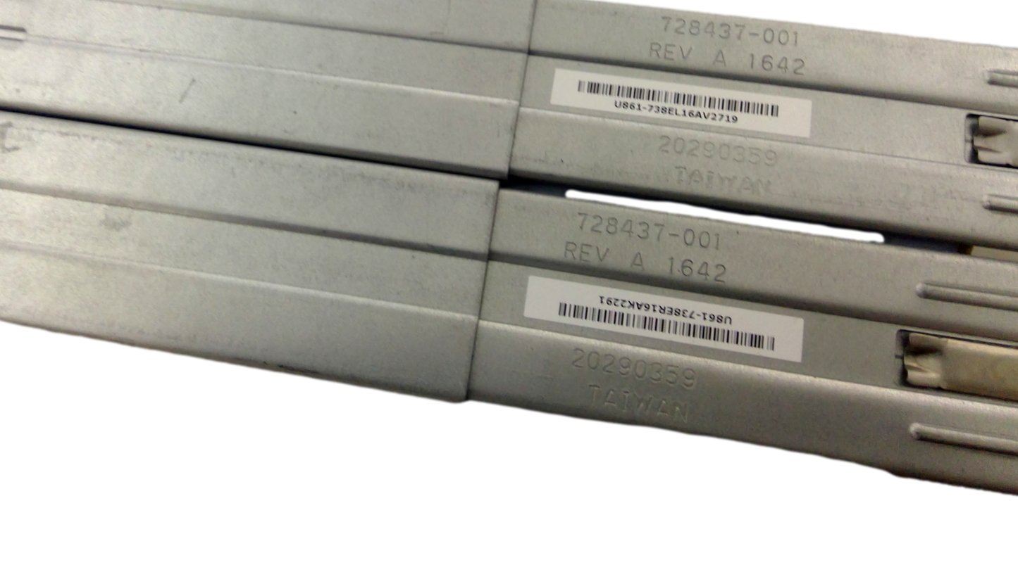 HP Rackmount Rails Kit 714511-001 728437-001 DL360 G8/G9/G10 SFF Left/Right