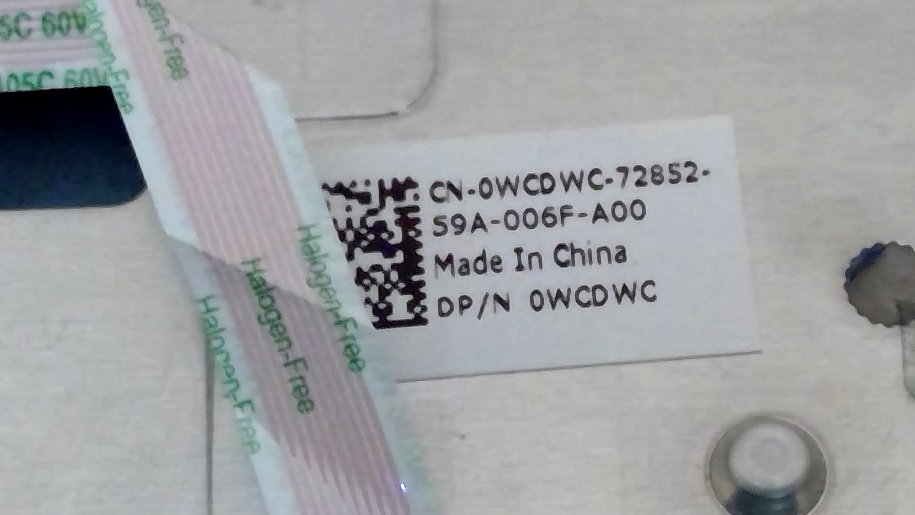 NEW Dell Genuine Latitude 13 7350 Palmrest Touchpad Assembly WCDWC 0WCDWC