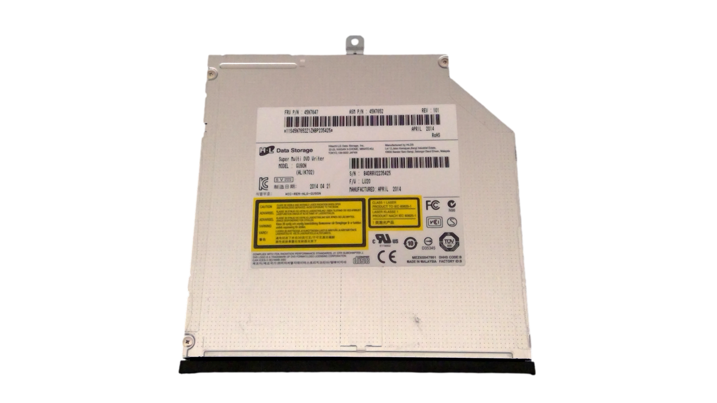 Lenovo ThinkPad 14" T440p Genuine Super Multi DVD Burner Drive 45N7647 45N7652 REV.101 GU90N