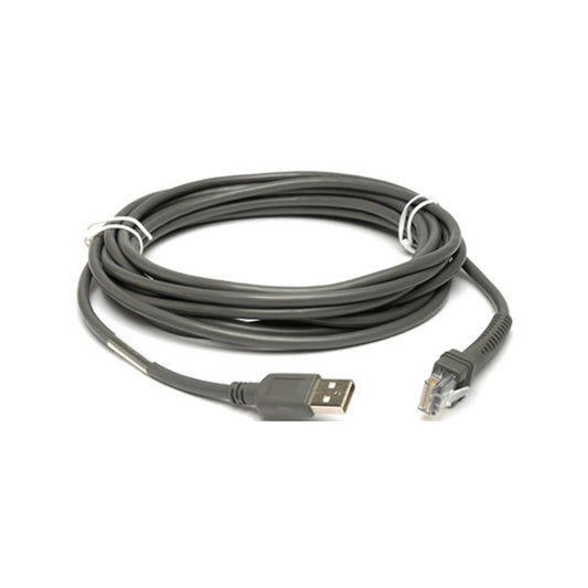 Zebra CBA-U30-S15ZBR 15 FT Symbol Scanner USB Cable