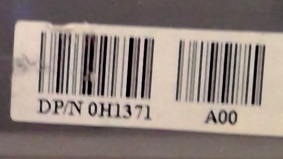Dell OEM Latitude D505 Laptop Plastic Hinge Cover Power Button H1371