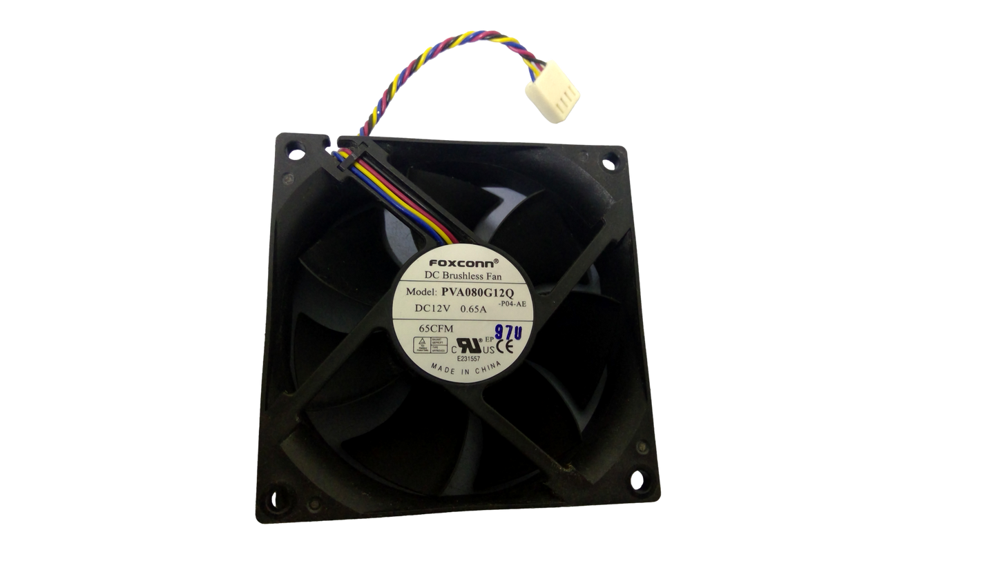 FoxConn DC Brushless Fan PVA080G12Q 12V 0.65A 65CFM 4PIN Cooling Fan
