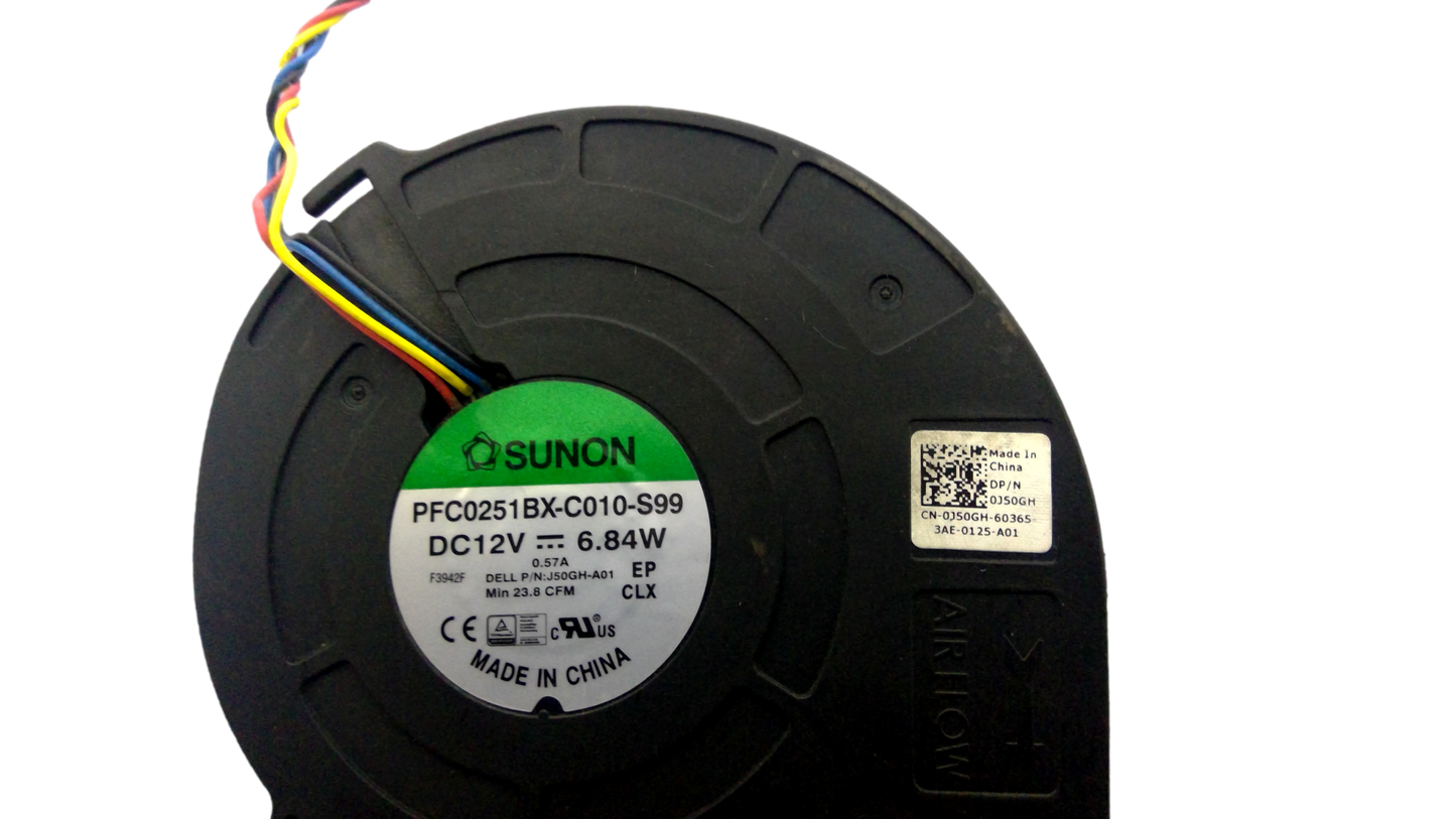 SUNON PFC0251BX-C010-S99 DC12V 6.84W DELLP/N J50GH-A01 COOLING FAN