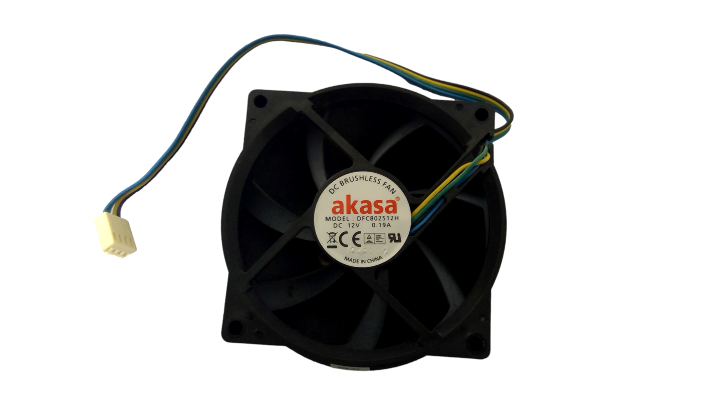Akasa DFC802512H Fan DC12V 0.19A 4-Pin 4-Wire