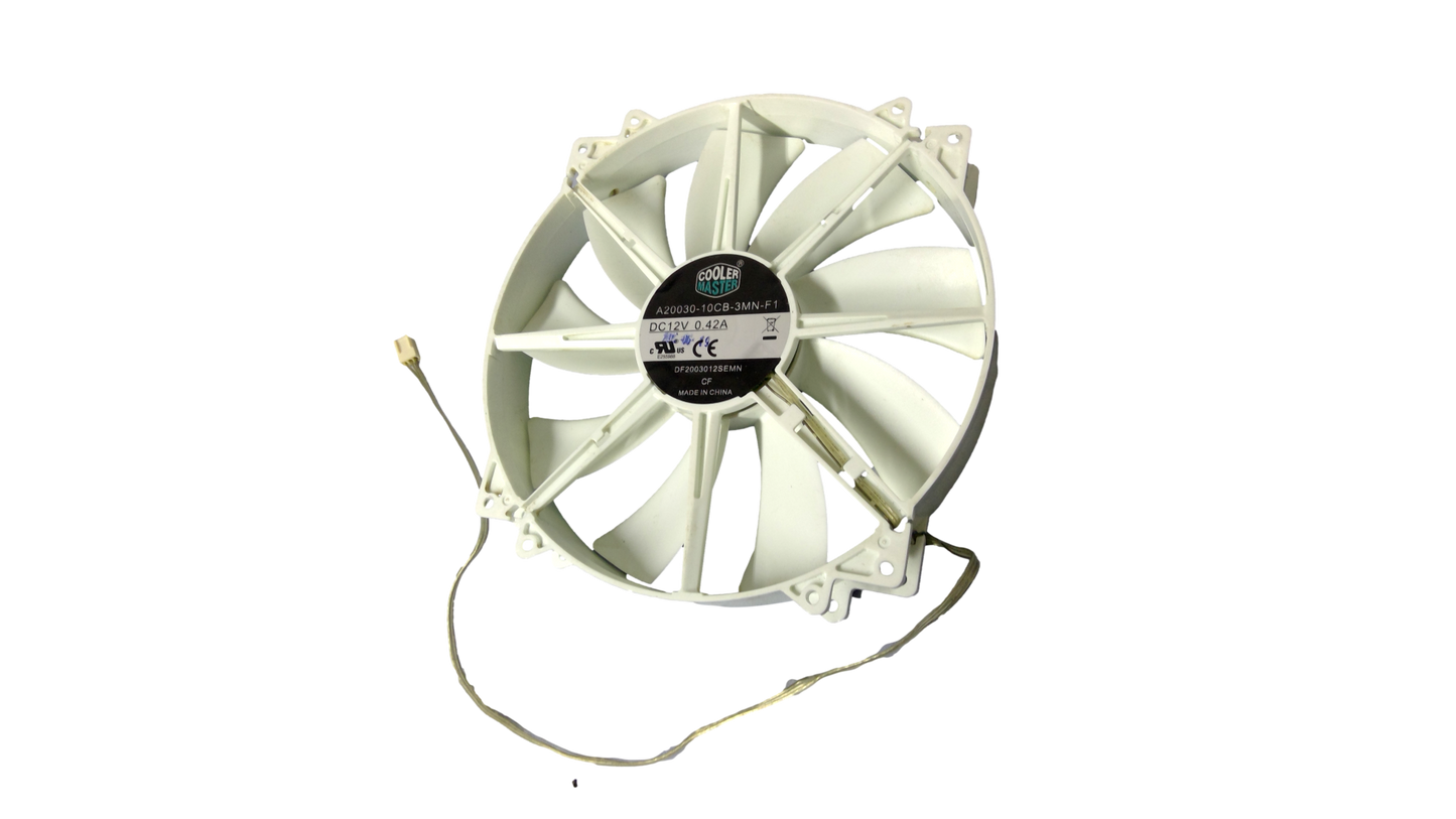 Cooler Master 3-PIN A20030-10CB-3MN-F1 DF2003012SEMN CF DC12V 0.30A 20cm white