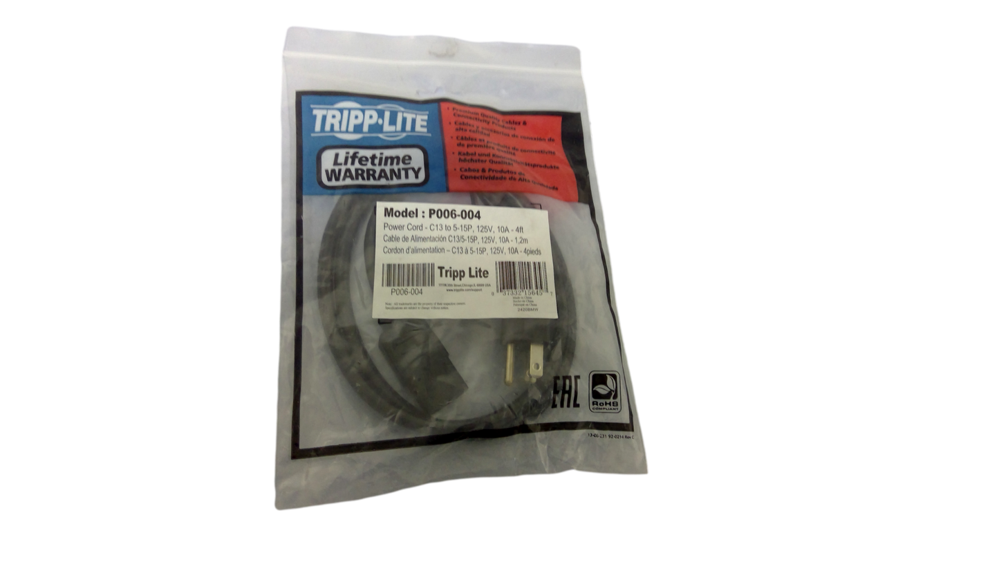 New Tripp Lite Power Cord P006-004